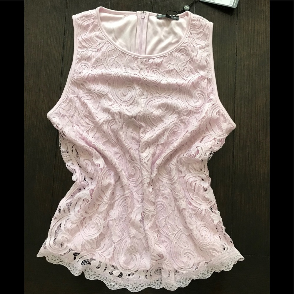 🆕Icy Lilac Lace top